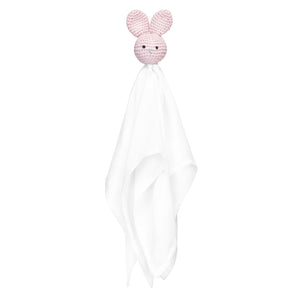 【寄り添うおもちゃシリーズ】ぬいぐるみ付きガーゼ バニー