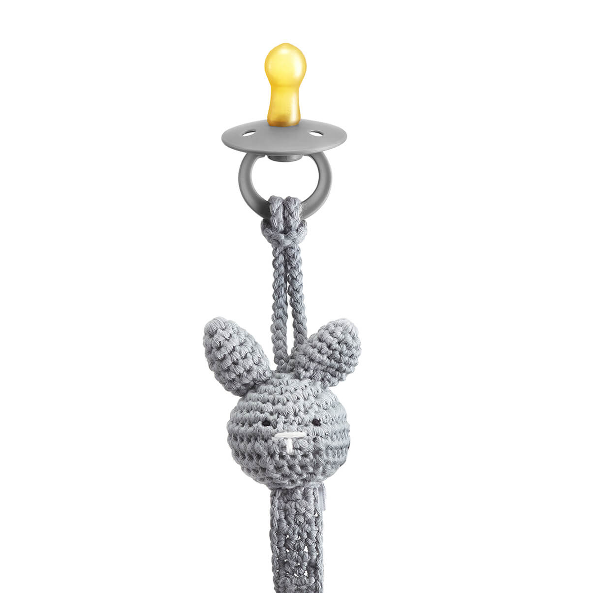 オーガニックコットン おしゃぶりクリップバニー