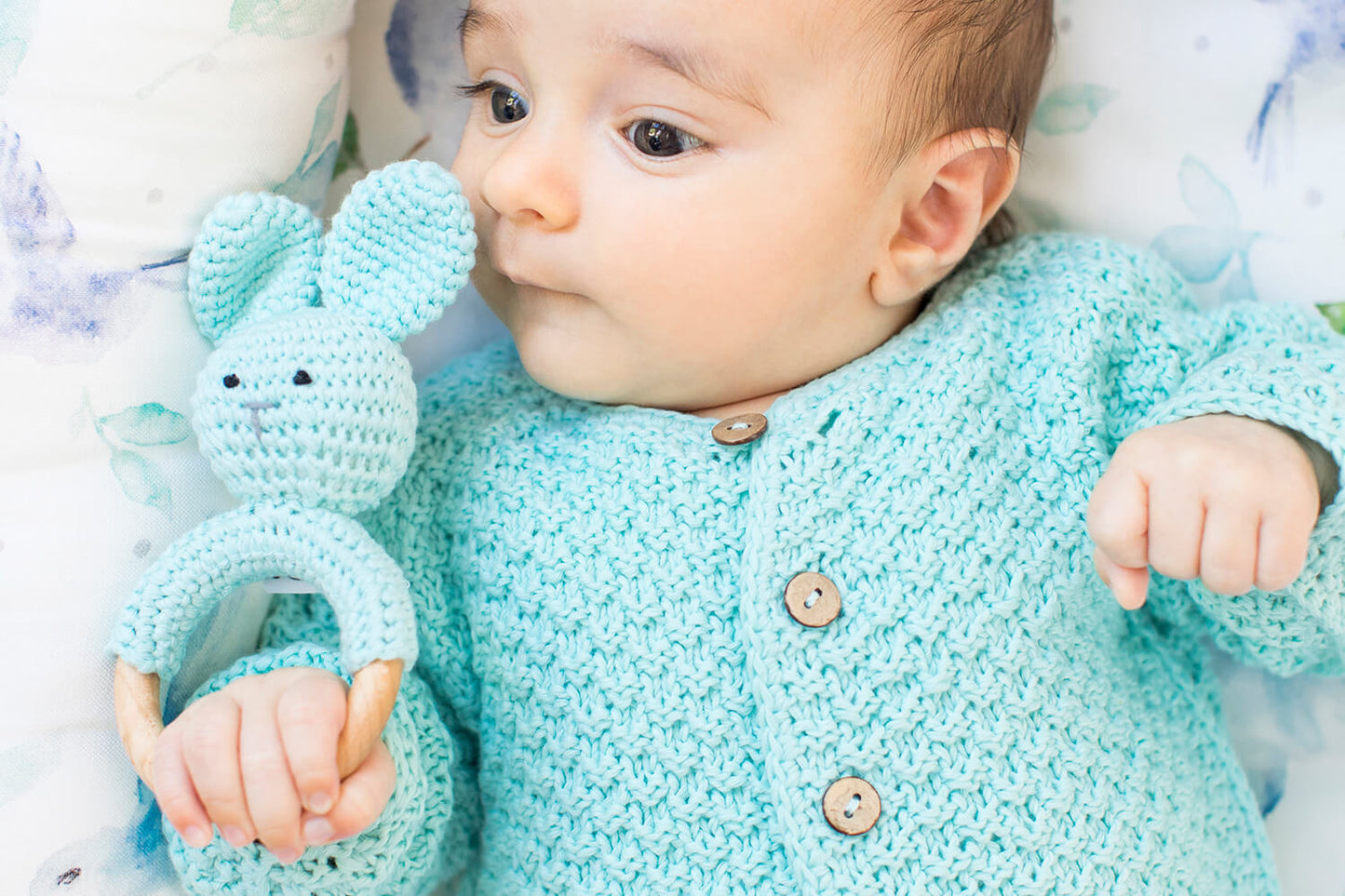 オーガニックコットン ラトルバニー