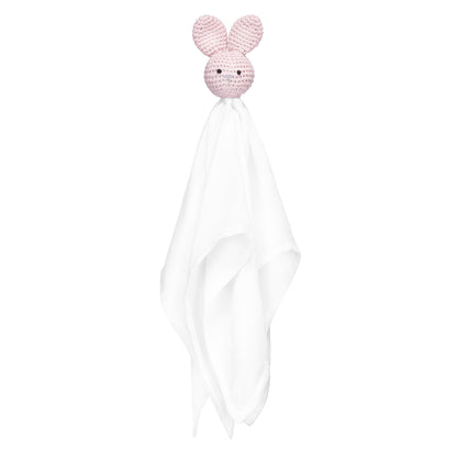 ぬいぐるみ付きガーゼ　バニー